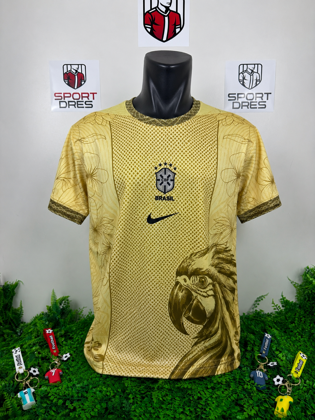 Brazil "Gold Parrot" Special Edition Jersey