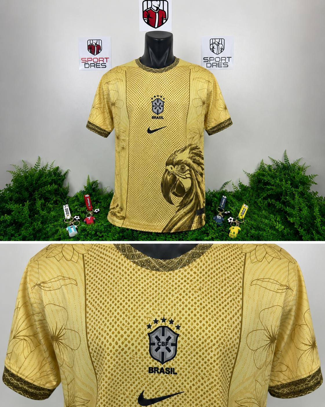 Brazil "Gold Parrot" Special Edition Jersey